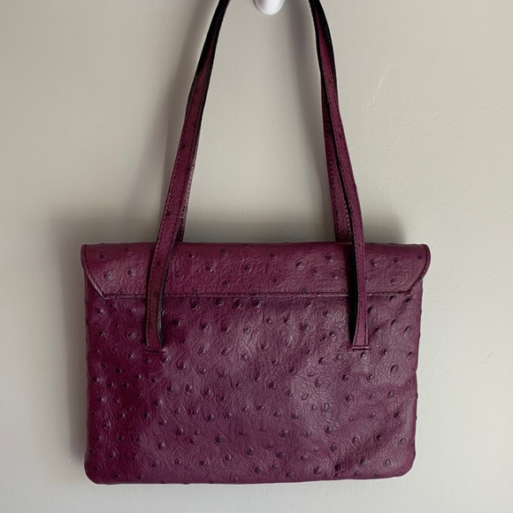 SAKS FIFTH AVENUE ITALIAN LEATHER HANDBAG - Picture 4 of 10